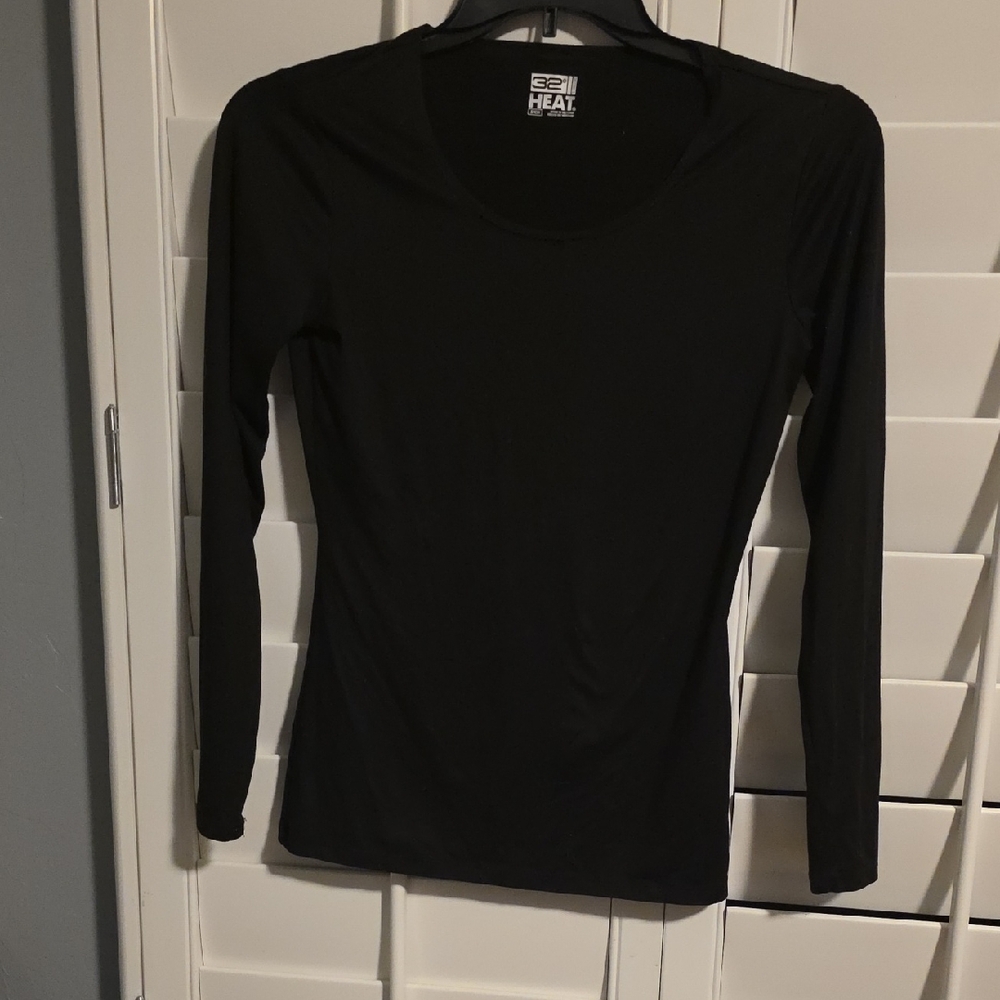 32 Degrees Women's Black Long Sleeve Top